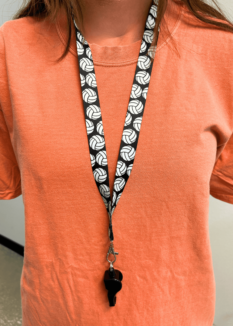 Volleyball Lanyard With Whistle